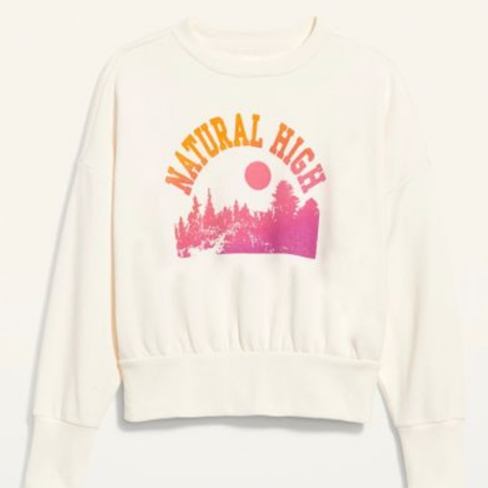 NWT Old Navy Natural High Sweatshirt XL